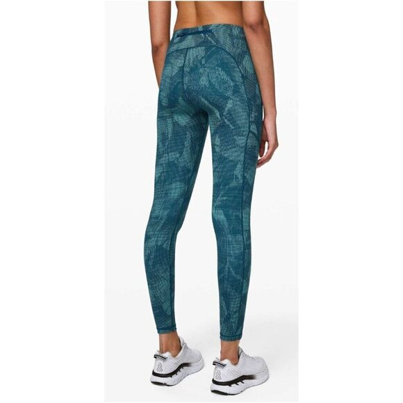 Lululemon Speed Up Tight 28" Bermuda Teal-sz 4 - Picture 5 of 9